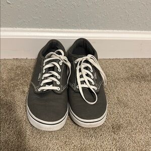 Vans Women's Charcoal Canvas Sneakers
